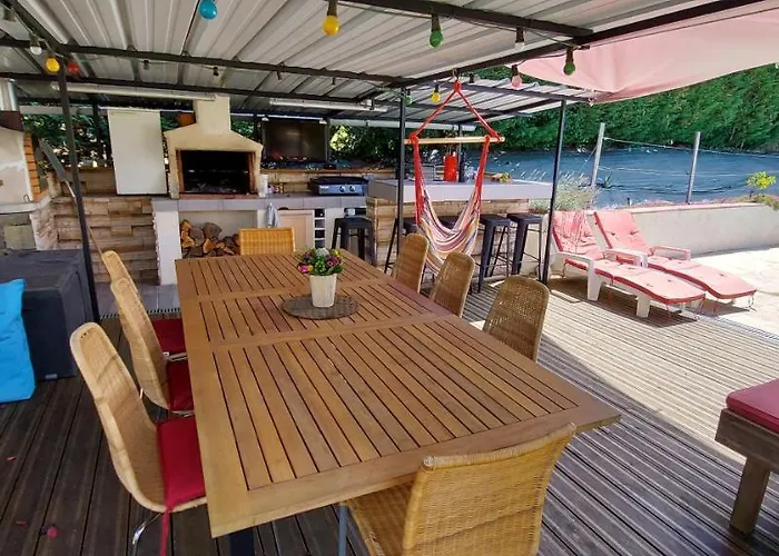 Maison Avec Piscine Chauffee Et Pool House Villa *